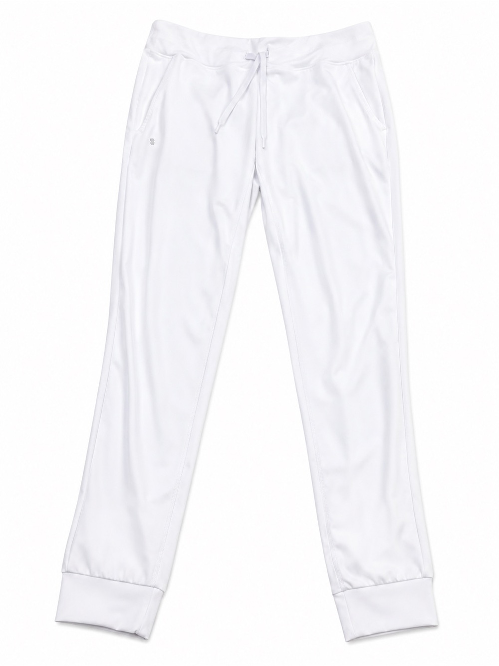 Skechers Women's White Drawstring Jogger Track Pants